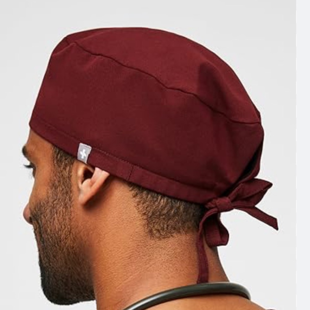 Figs Maroon Scrub cap